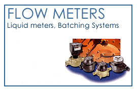 Flow Meters - Liquid meters, Batching Systems